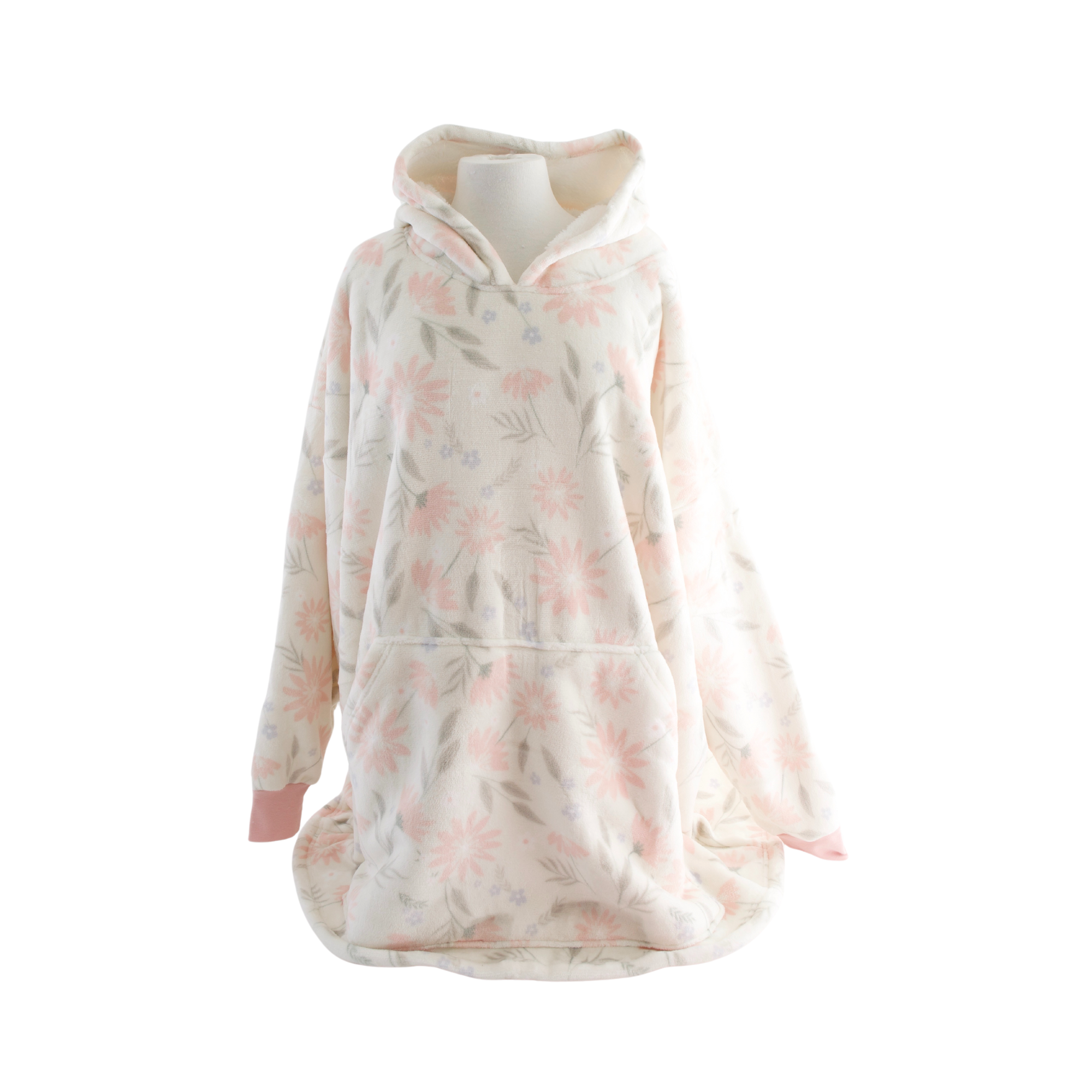 Hooded Blanket - Blushing Floral
